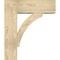 Ekena Millwork Thorton Block Rough Sawn Bracket w/ Offset Brace, Douglas Fir, 8"W x 24"D x 28"H BKT0806X24X28THR05RDF - alternate 4